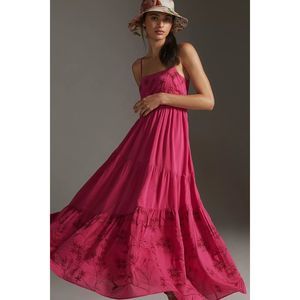 NWT Anthropologie Samant Chauhan Asymmetrical Maxi Dress Size Xl